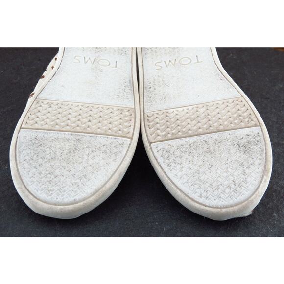 Toms Toddler Girls 12.5 Medium‎ Beige Flats Fabric - Picture 8 of 8